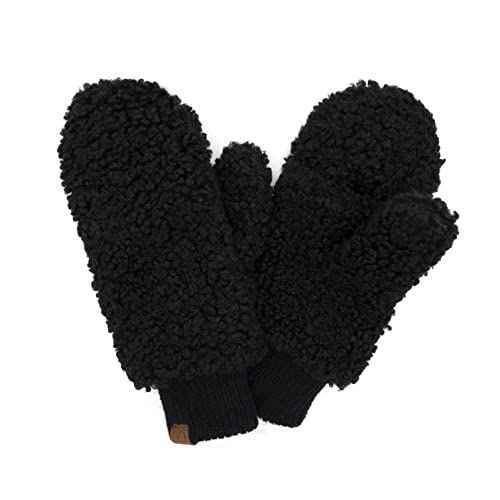 funky junque Sherpa Convertible Mittens by Funky Junque