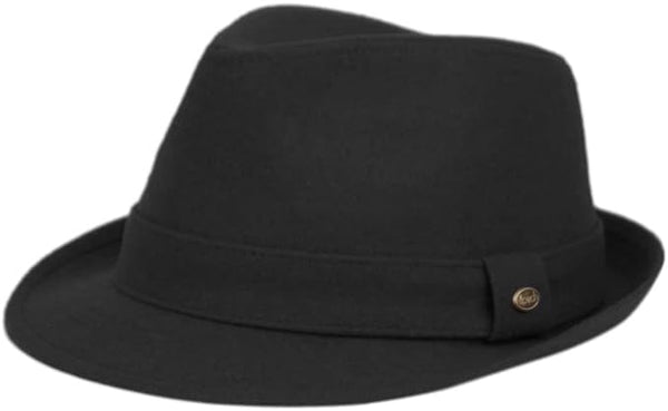 funky junque Short Brim Wool Fedora by Funky Junque