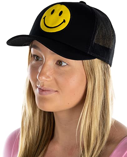 Funky Junque Smiley Face Trucker Hat By Funky Junque