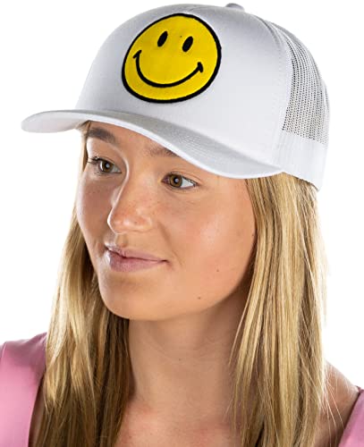 Funky Junque Smiley Face Trucker Hat By Funky Junque