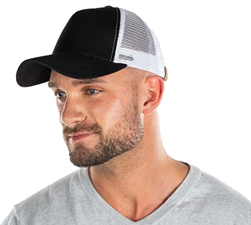 Funky Junque Solid Five Panel Trucker Hat By Funky Junque