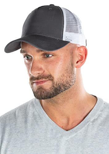 Funky Junque Solid Five Panel Trucker Hat By Funky Junque