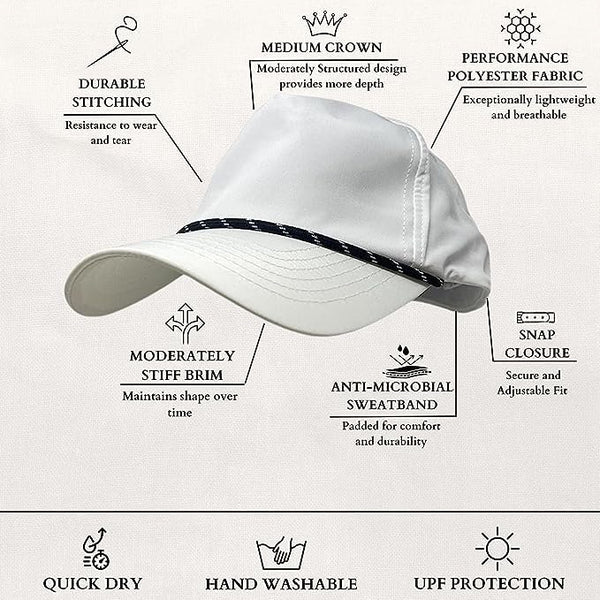 Funky Junque Solid Retro Lifestyle Rope Hats By Funky Junque