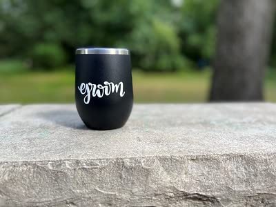 Funky Junque Stainless Steel 12 Oz. Wine Tumblers By Funky Junque