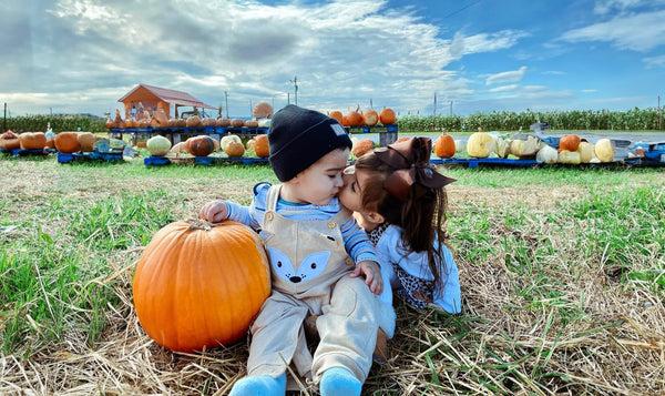 Funky Junque Suede Patch Baby Beanie By Funky Junque