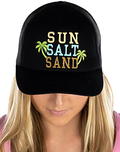 funky junque Sun Salt Sand Trucker Hats by Funky Junque
