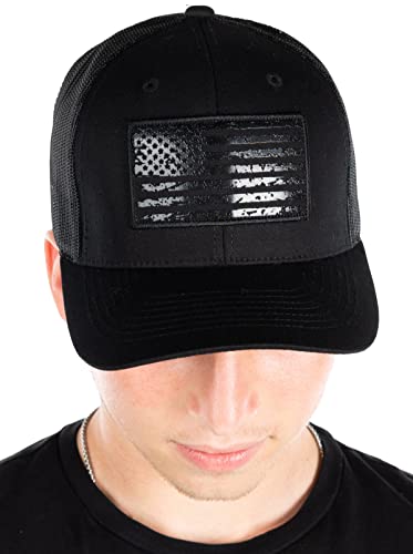 funky junque Tactical Flag Trucker Hat by Funky Junque