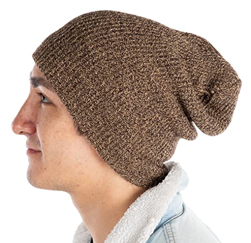 Funky Junque Two Tone Slouchy Beanie By Funky Junque