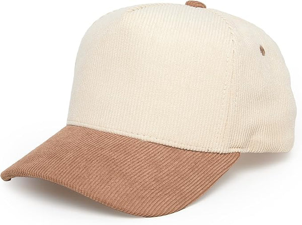 Funky Junque Two Tone Vintage Corduroy Trucker Hats - Blanks