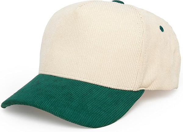 Funky Junque Two Tone Vintage Corduroy Trucker Hats - Blanks