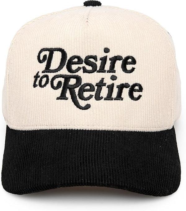 Funky Junque Two Tone Vintage Corduroy Trucker Hats - Sayings