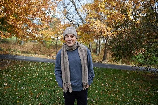 Funky Junque Waffle Knit Beanie & Scarf Set By Funky Junque