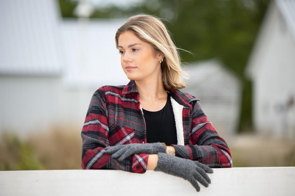 Funky Junque Warm Touchscreen Recycled Yarn Smart Tip Gloves