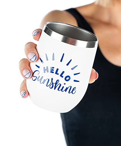 Funky Junque Weekend Steel Wine Tumblers By Funky Junque