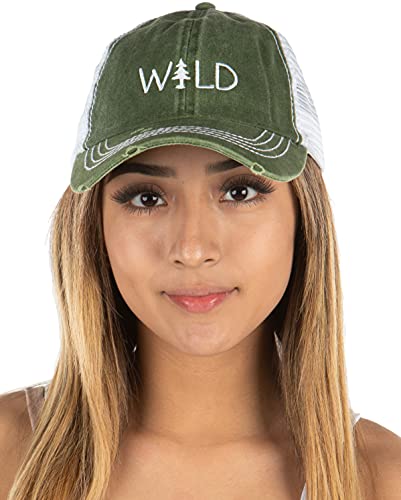 Funky Junque Wild Distressed Vintage Patch Baseball Cap By Funky Junque