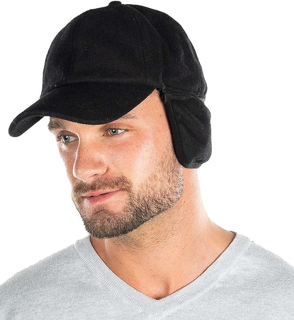 funky junque Wool Sherpa Lined Earflap Trapper Hats by Funky Junque