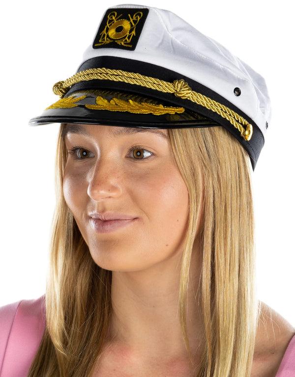 Funky Junque Yacht Captain Boating Hat By Funky Junque