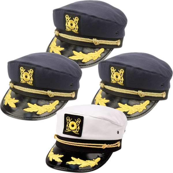 Funky Junque Yacht Captain Boating Hat By Funky Junque