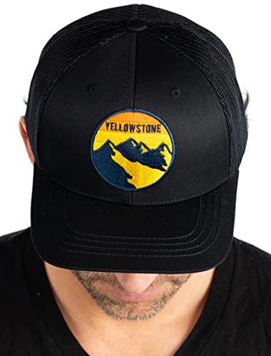 funky junque Yellowstone Mesh Trucker Hat by Funky Junque