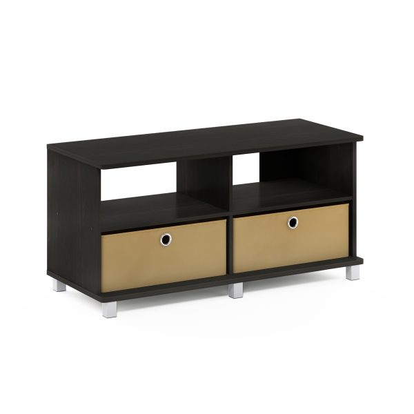 furinno Furinno Andrey Entertainment Center with Bin Drawers for TV up to 43 Inch