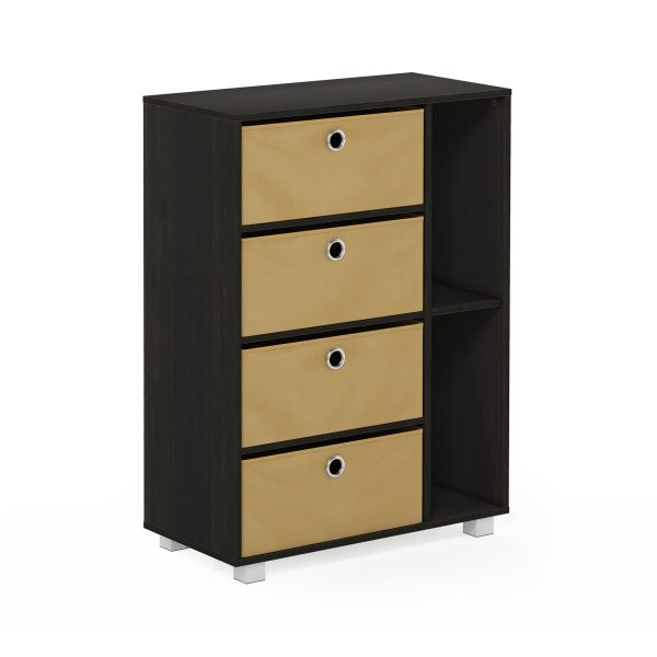 furinno Furinno Andrey Multipurpose Storage Cabinet with Bin Drawers