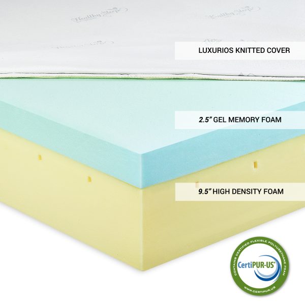 Furinno Furinno Angeland Luxury 12-Inch Gel Infused Memory Foam Mattress