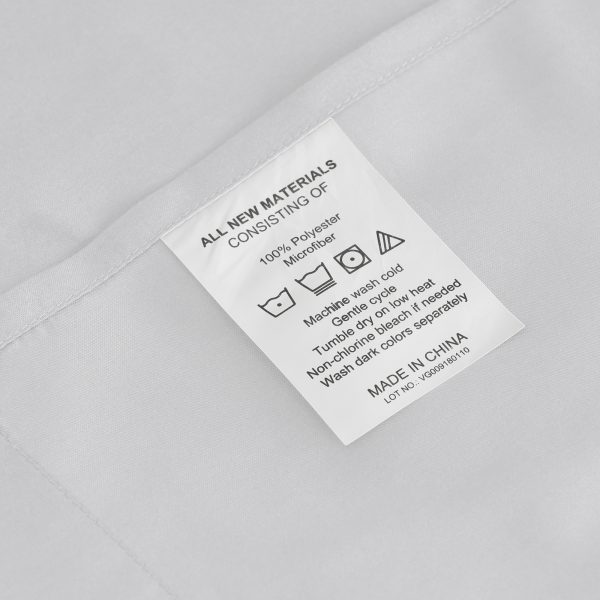 Furinno Furinno Angeland Vienne 4-Piece Microfiber Bed Sheet Set