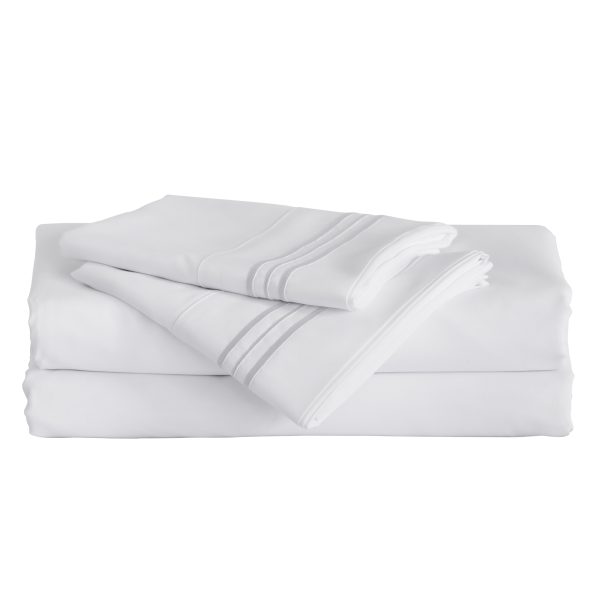 furinno Furinno Angeland Vienne 4-Piece Microfiber Bed Sheet Set