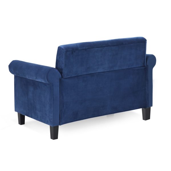 Furinno Furinno Bastia Vintage Button Tufted Loveseat