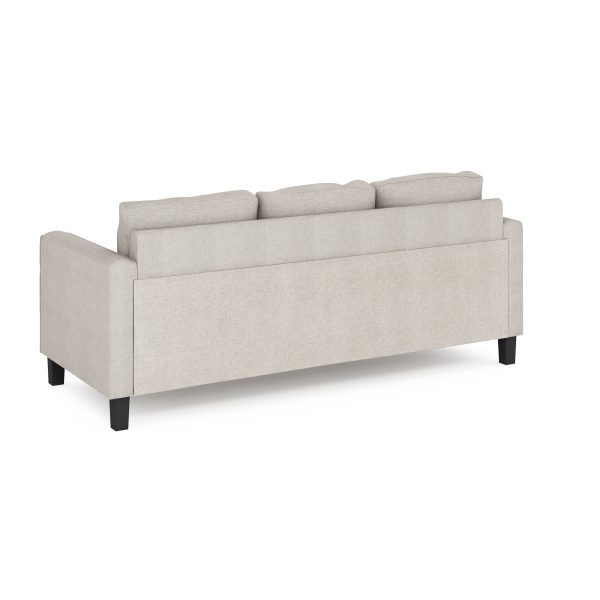 Furinno Furinno Bayonne Modern Upholstered 3-Seater Sofa