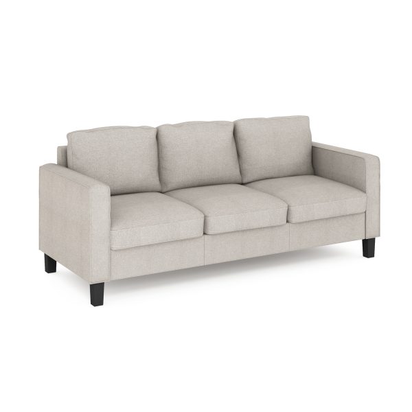furinno Furinno Bayonne Modern Upholstered 3-Seater Sofa