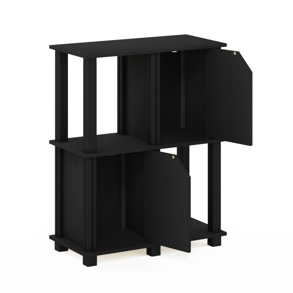 Furinno Furinno Brahms 3-Tier Storage Shelf With 2 Doors