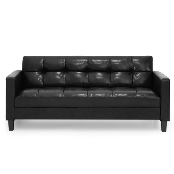 Furinno Furinno Brive Contemporary Tufted 3-Seater Sofa