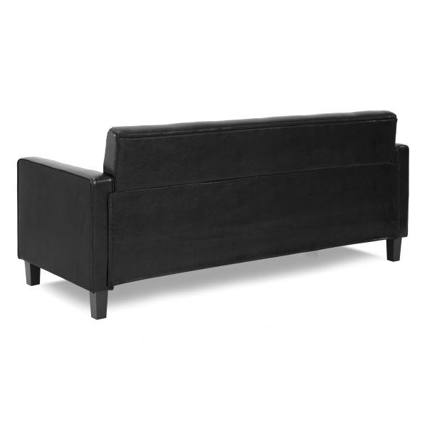 Furinno Furinno Brive Contemporary Tufted 3-Seater Sofa