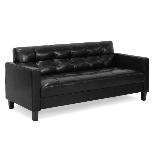 furinno Furinno Brive Contemporary Tufted 3-Seater Sofa
