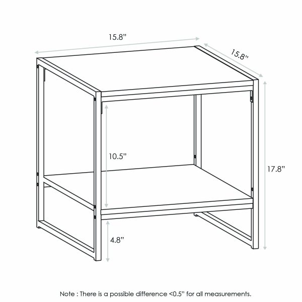 furinno Furinno Camnus Modern Living 2-Tier End Table