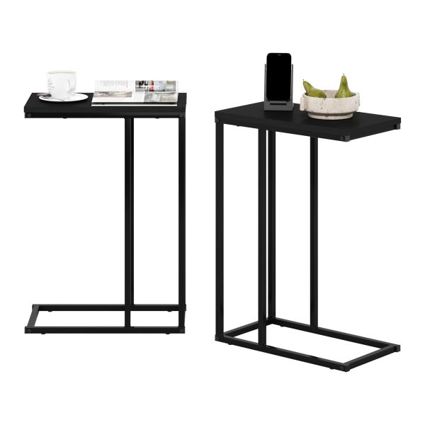 Furinno Furinno Camnus Modern Living Sofa Side Table Set Of 2