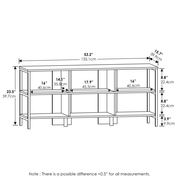 Furinno Furinno Camnus Modern Living TV Stand For TVs Up To 60 Inch