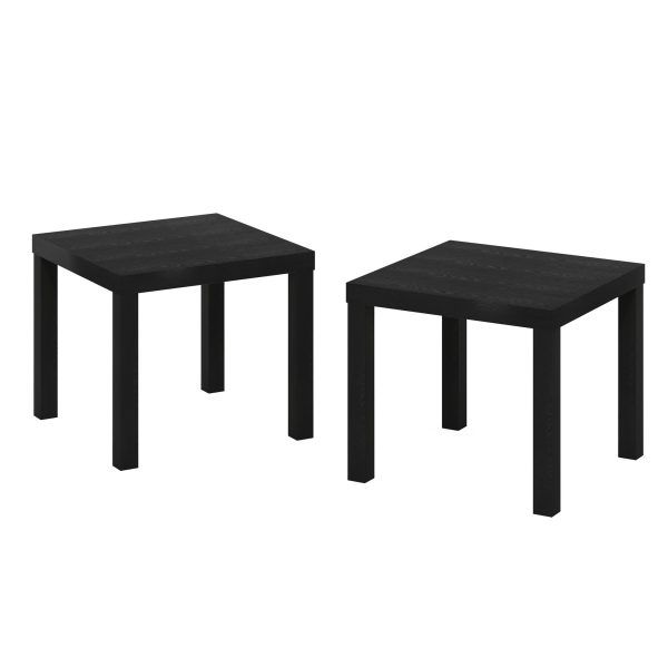 furinno Furinno Classic Homey Square Side Table Set of 2