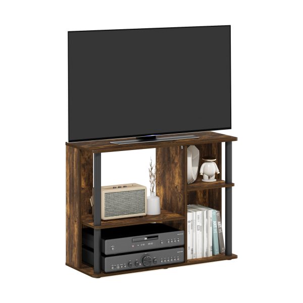 Furinno Furinno Classic TV Stand With Plastic Poles For TV Up To 40-Inch