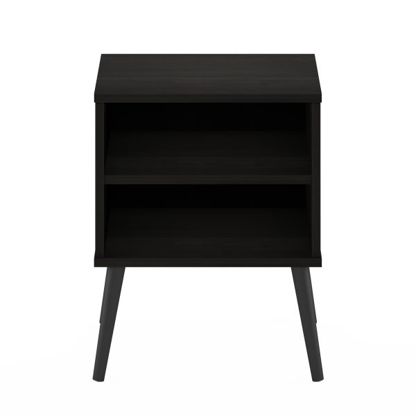Furinno Furinno Claude Mid Century Style End Table With Wood Legs