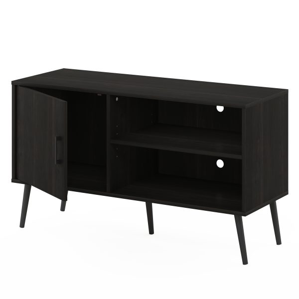 Furinno Furinno Claude Mid Century Style TV Stand With Wood Legs