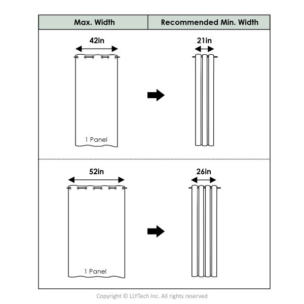 Furinno Furinno Collins Blackout Curtain 52×95 In. 1 Panel