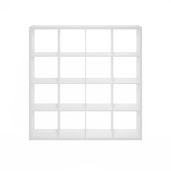 Furinno Furinno Cubicle Open Back Decorative Cube Storage Organizer 16-Cube