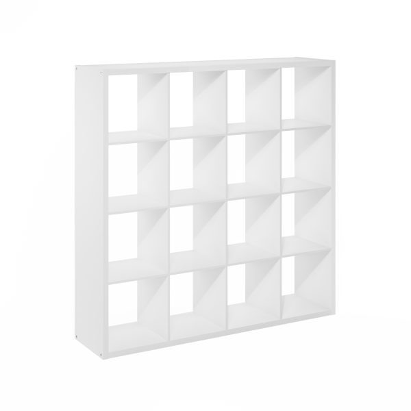 furinno Furinno Cubicle Open Back Decorative Cube Storage Organizer 16-Cube