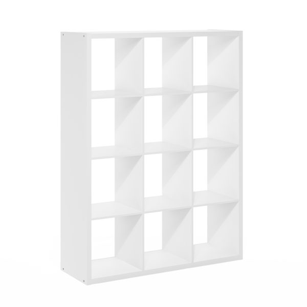 furinno Furinno Cubicle Open Back Decorative Cube Storage Organizer 12-Cube