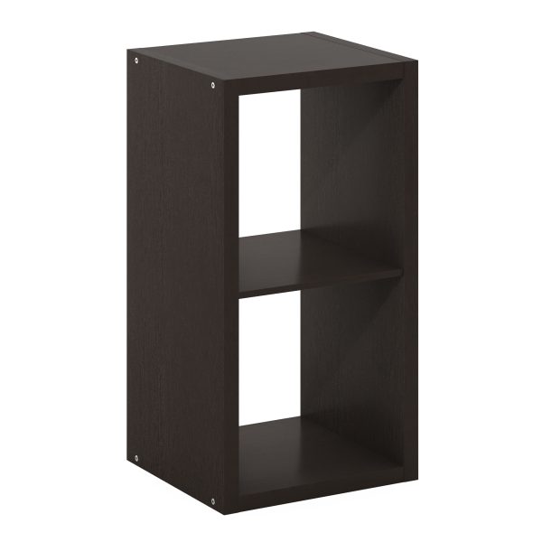 furinno Furinno Cubicle Open Back Decorative Cube Storage Organizer 2-Cube
