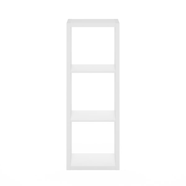 Furinno Furinno Cubicle Open Back Decorative Cube Storage Organizer 3-Cube