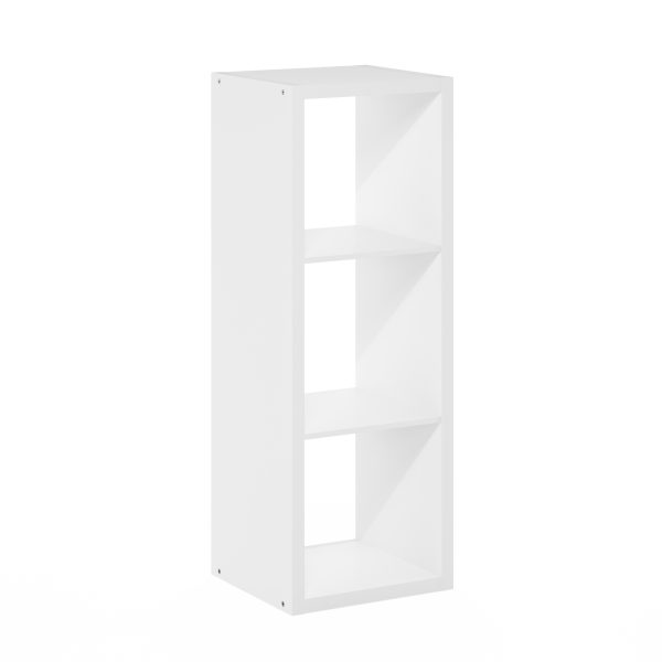 furinno Furinno Cubicle Open Back Decorative Cube Storage Organizer 3-Cube