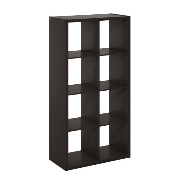 furinno Furinno Cubicle Open Back Decorative Cube Storage Organizer 8-Cube